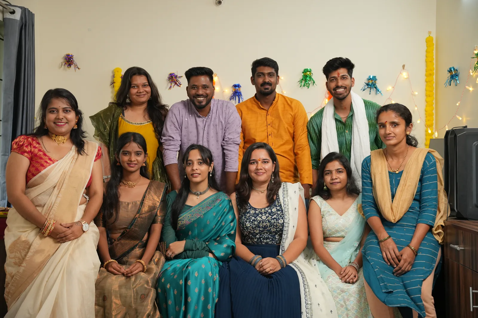 Social Santa team at a festive Diwali celebration